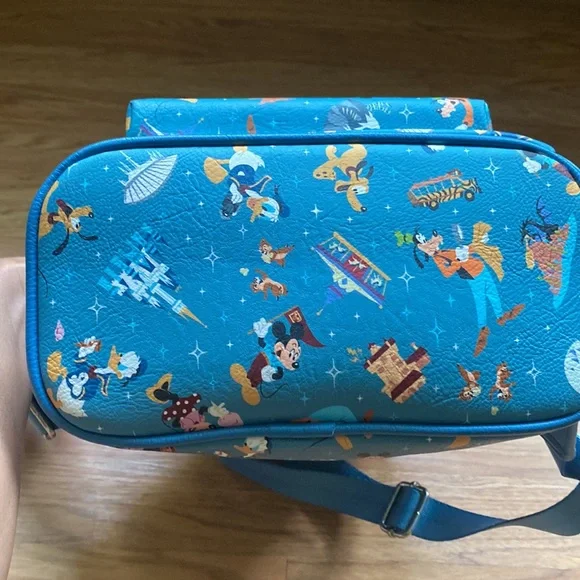 Disney Parks Mickey Mouse and Friends Loungefly Mini Backpack! LIKE NEW! - Picture 3 of 6